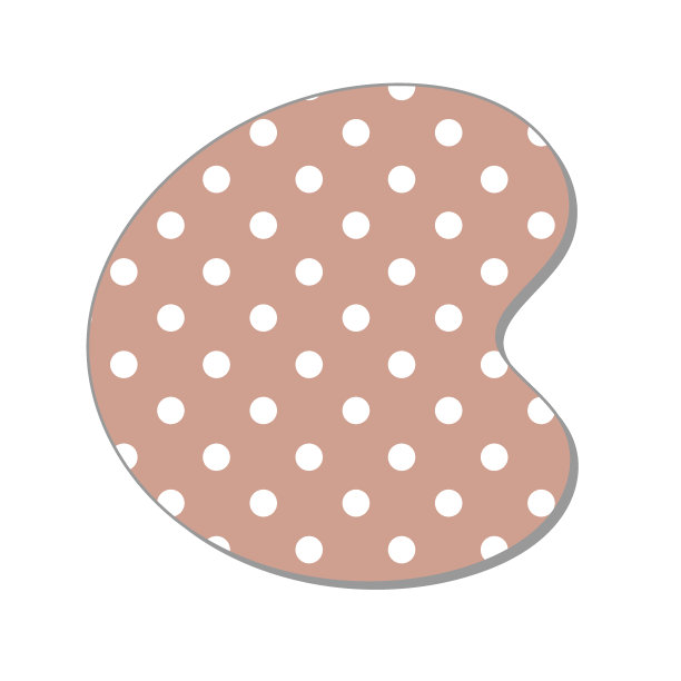 圆点的信。柔和波西米亚波点字体。手绘信件设计的剪贴簿，相册，工艺品和回学校项目。图片下载