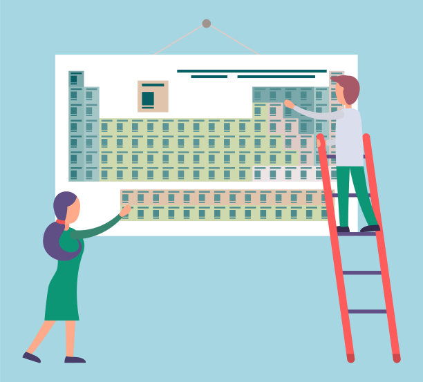 人们与建筑计划的楼梯矢量图片下载