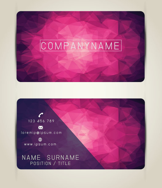 矢量现代创意名片模板。用于展示品牌，企业形象，宣传您的业务图片下载