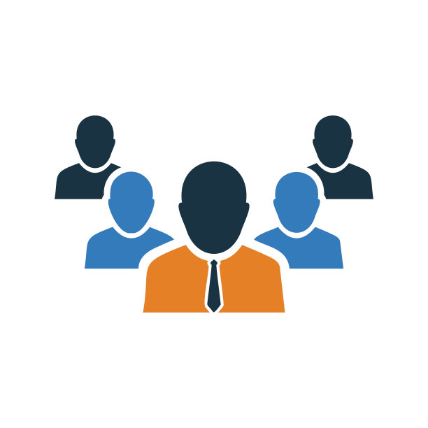 团队、经理、团队领导的图标。字形样式向量EPS。图片下载