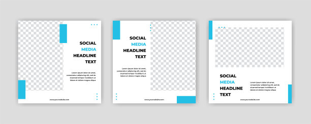 独特的现代编辑社交媒体旗帜模板。任何人都可以在社交媒体上使用这个简单的设计推广网页横幅。现代优雅的销售和折扣促销-矢量。图片下载