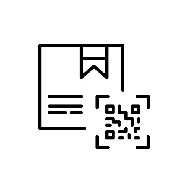 包裹上的二维码像素完全可编辑图片下载