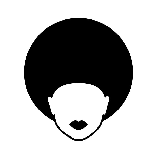 Icon是一个留着爆炸头发型的女孩图片下载