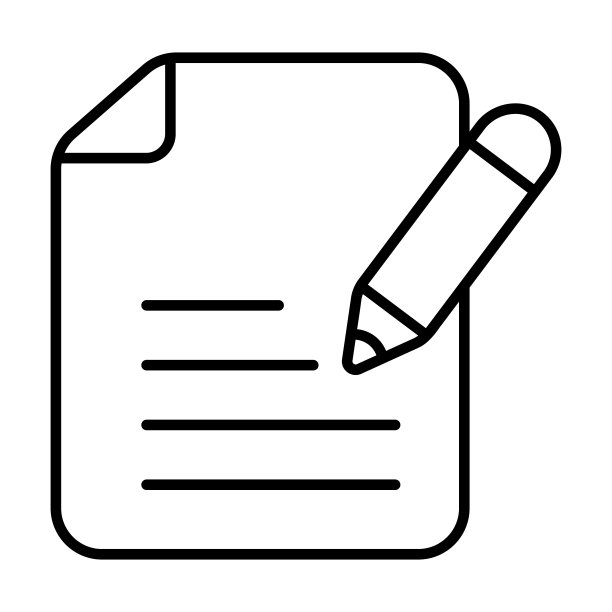 文档爱心轮廓图标图片下载