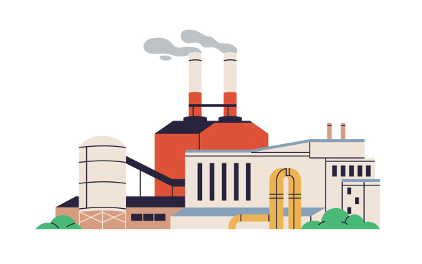 重工业厂房建筑能源生产图片下载