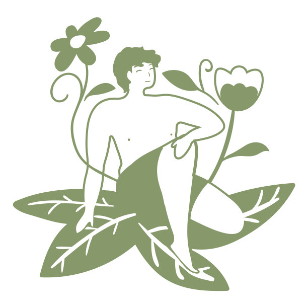 男孩在植物中充满了高品质图片下载