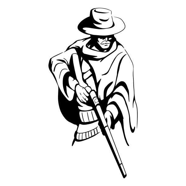 带着霰弹枪的牛仔图片下载