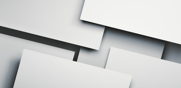 一叠白纸卡片图片下载