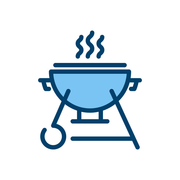 格栅线图标线性风格的标志为移动图片下载