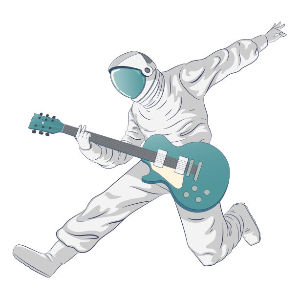 宇航员摇滚明星性格品质高图片下载