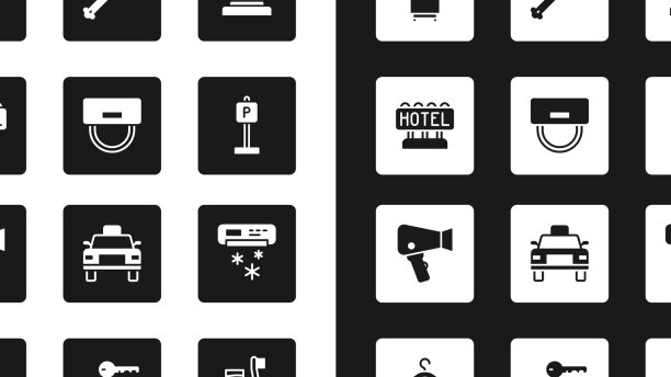 设置酒店服务行李员帽牌图片下载