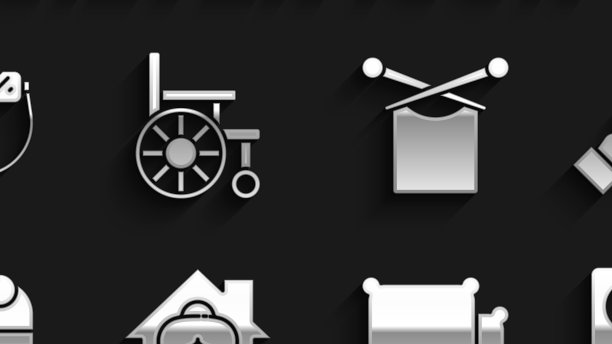 用编织针套养老院纱线球图片下载