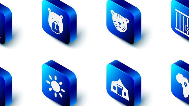 设置熊头虎兽笼非洲地图图片下载