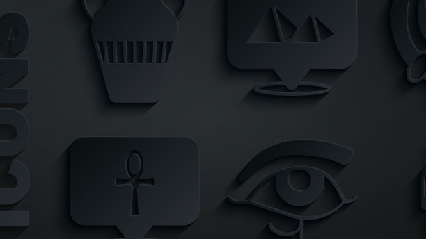 设置荷鲁斯埃及项链十字架眼睛图片下载