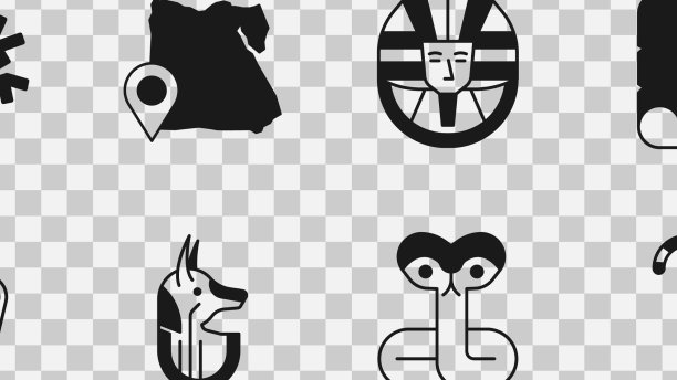 立埃及金字塔曲草纸卷太阳图片下载