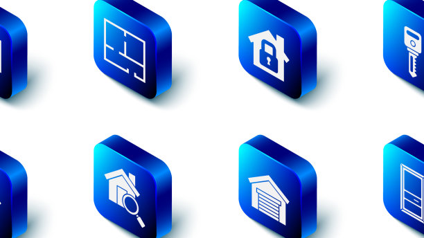 设置房屋平面图在保护下，钥匙关闭门图片下载