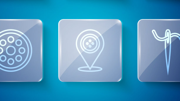 设定线缝制图案t恤纱安全别针图片下载