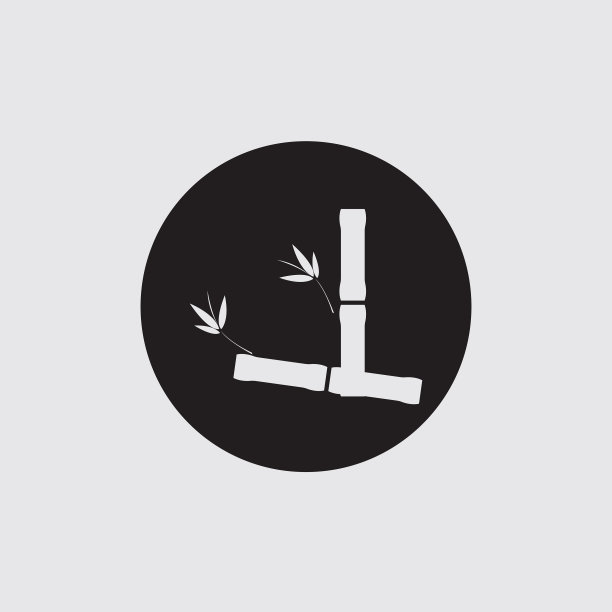 竹制logo模板图标图片下载