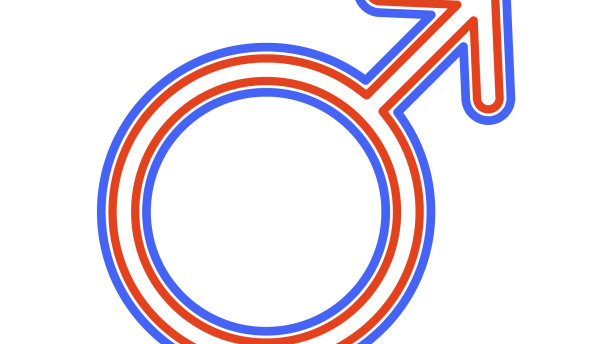 线男性性别符号图标孤立在白色图片下载