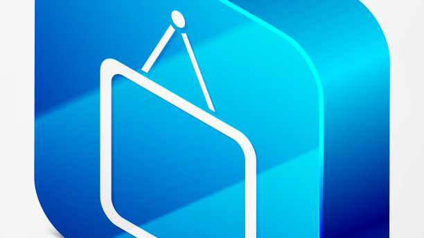 等距镜图标孤立在灰色背景图片下载