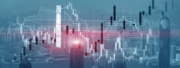 以城市为背景的蜡烛和市场图片下载