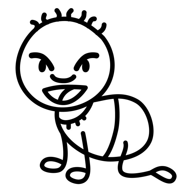 愤怒的婴儿爬行图片下载