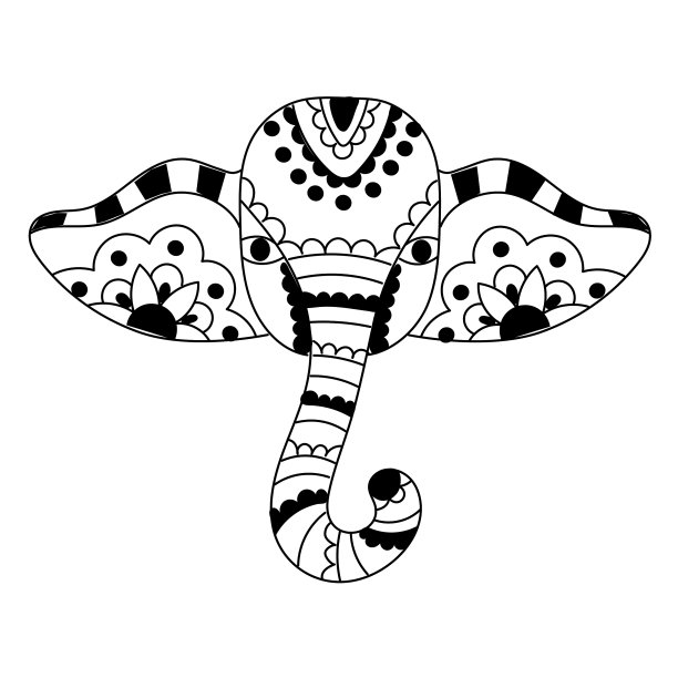 象曼荼罗前视图图片下载