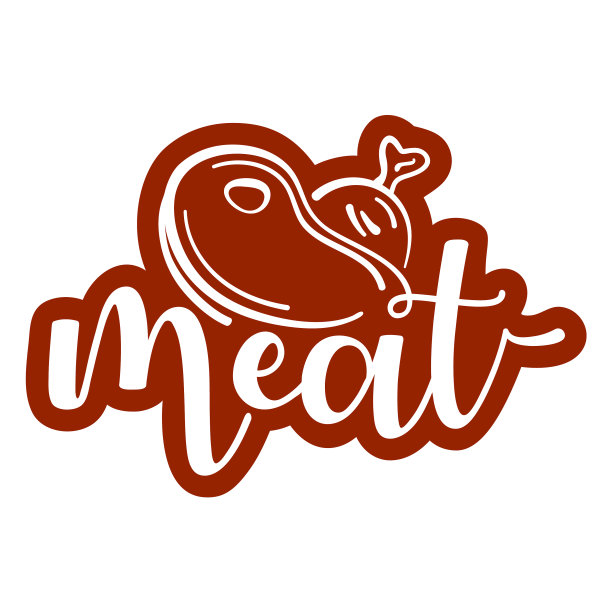 肉标签字体图片下载