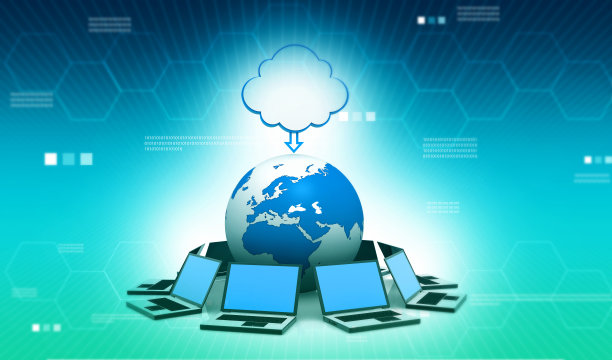 全球计算机网络概念图片下载