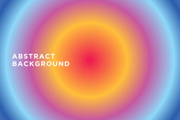 现代背景丰富多彩。Logo背景梯度圆艺术图片下载