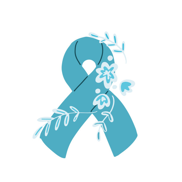 自主神经功能障碍意识月十月支持带状元素向量。图片下载