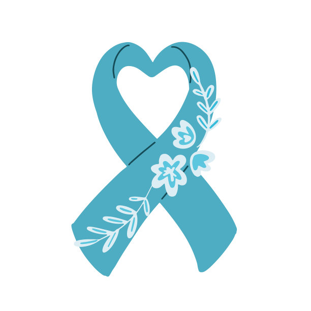 自主神经功能障碍意识月十月支持带状元素向量。图片下载