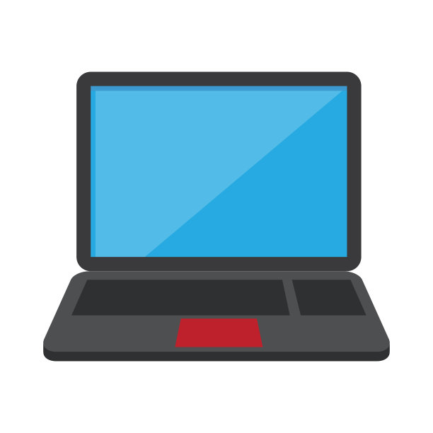 笔记本电脑社交媒体构成图片下载