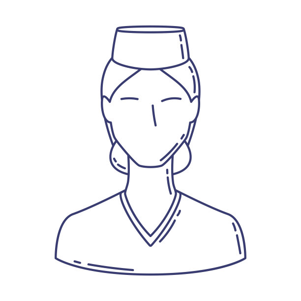 插图的护士。医疗和保健化身。图片下载