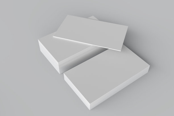 现代名片模型模板。演示品牌，企业身份，广告，个人身份，文具，图形设计师演示的模型设计。三维渲染图片下载