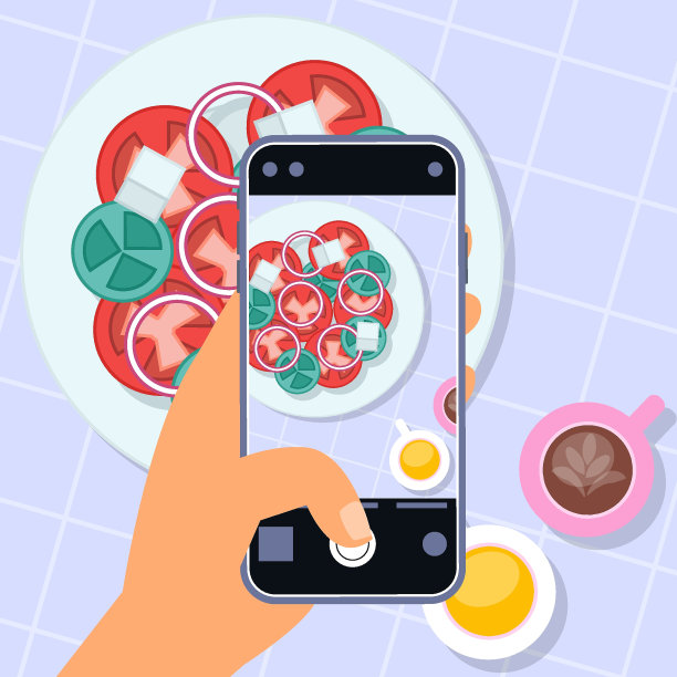 食品博客概念图片下载