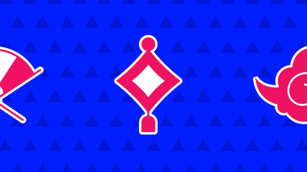 设中国纸灯笼锣乐器图片下载