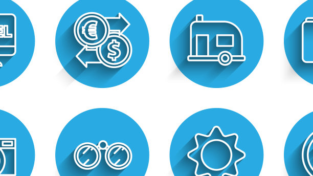 集摄影双筒望远镜为一体的优雅女性图片下载