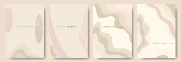 抽象的背景与形状和线条艺术。复制文本空间。矢量图图片下载