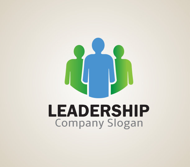 三个抽象的人会议设计标志矢量符号设计图片下载