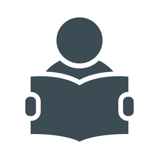 阅读书籍图标设计向量图片下载