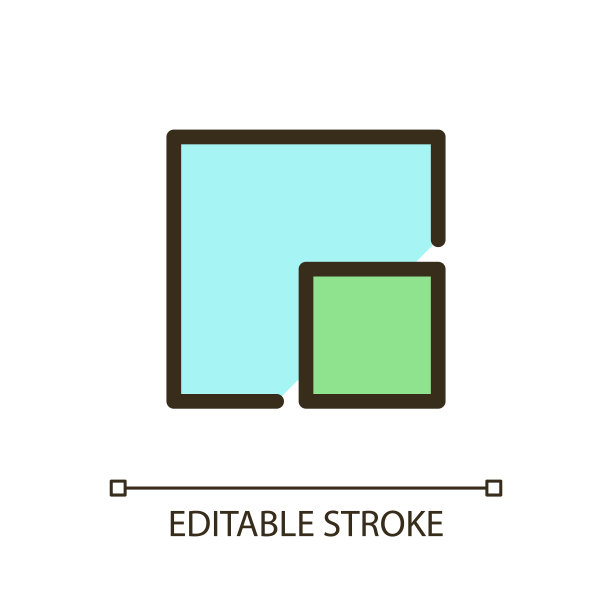 全屏模式像素完美的RGB颜色ui图标图片下载