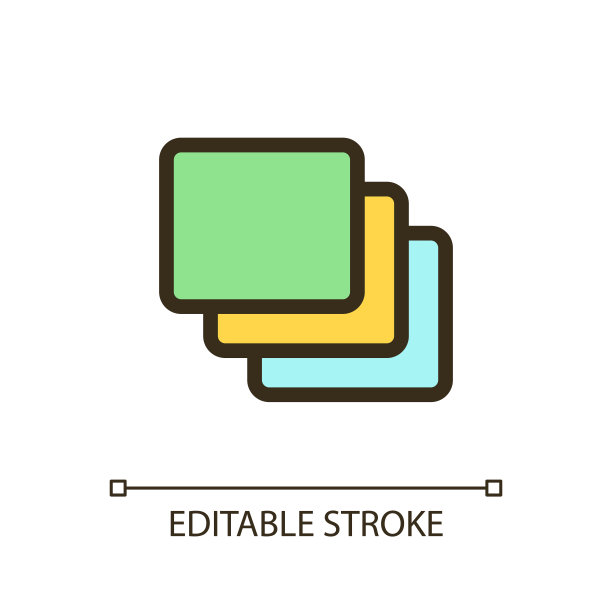 系列图层像素完美的RGB颜色ui图标图片下载