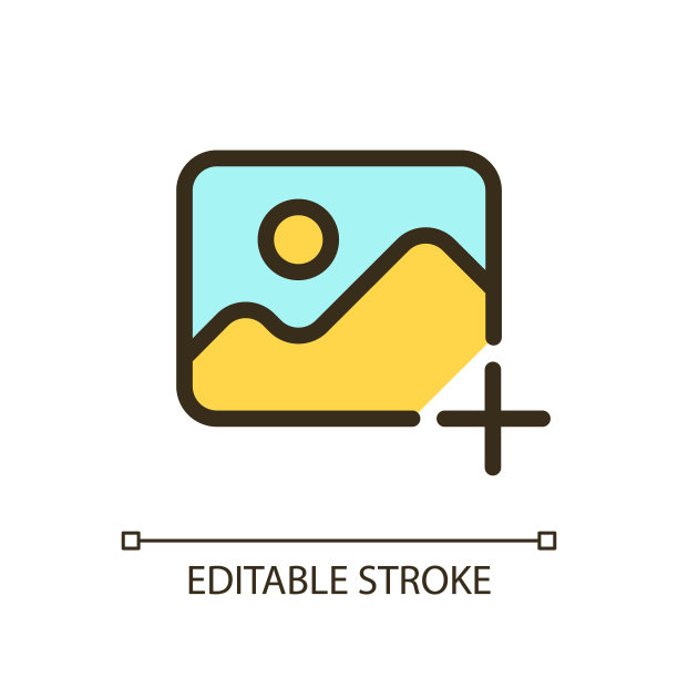 添加图片像素完美的RGB彩色ui图标图片下载