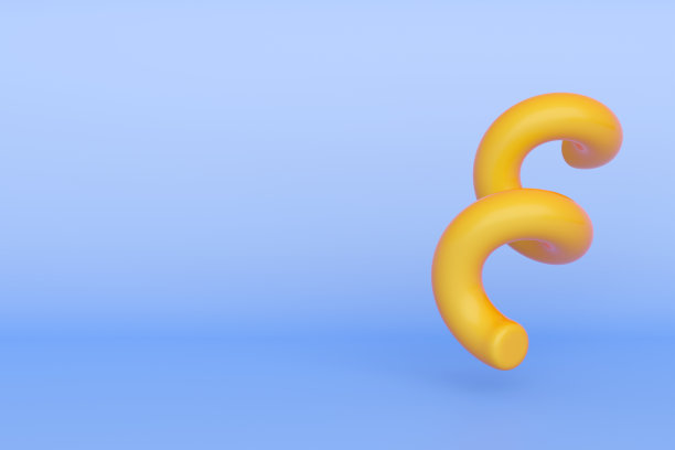 3 d抽象的螺旋。高品质隔离渲染图片下载