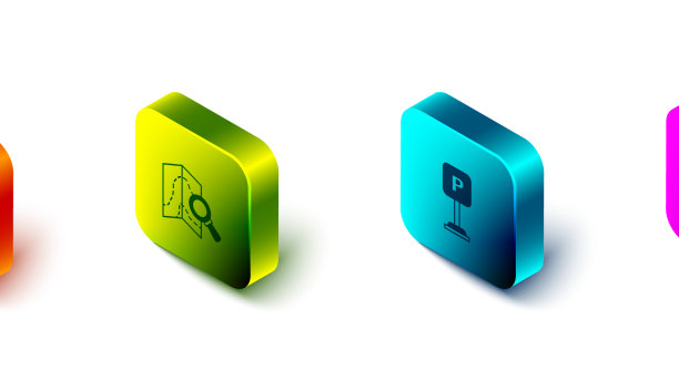 设置等距路线位置搜索停车场和图片下载