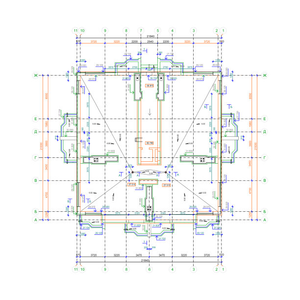 屋顶建筑详图图片下载
