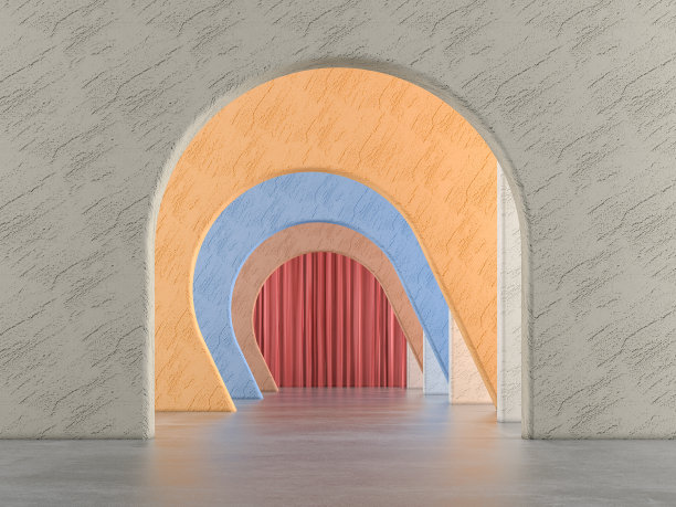 建筑走廊图片下载