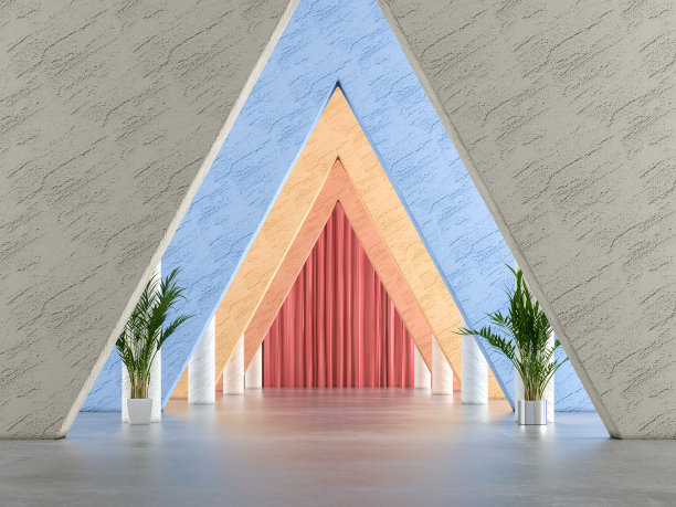 建筑走廊图片下载