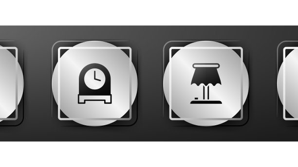 集话筒、古董钟、台灯和图片下载